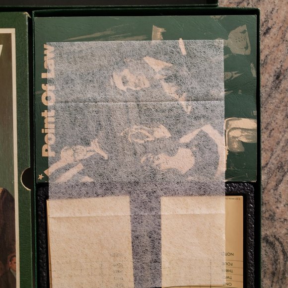 [GREAT Condition] Vintage 1972 "Point of Law" COMPLETE 3M Bookshelf Game - Picture 5 of 7